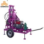 Small Trailer Mounted Water Well Drilling Rig Portable Hydraulic Water Well