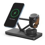 15W Magnetic Wireless Charger With Night Light ABS zinc Alloy Material for Phone