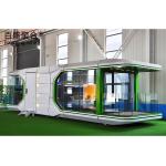 Landscape Decoration Prefab Capsule Apple Cabin Bungalow Bar Office Pod With