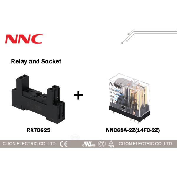 NNC Relay Socket 78624 Series applied for NNC68A/14FC Relay