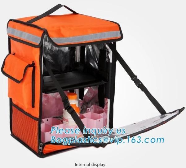 high quality whole foods backpack food delivery cooler bag with custom logo,