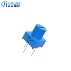 China Square Through Hole Single Turn Cermet Trimmer Precision Potentiometer 3362 0.5w 10Ω To 5MΩ 1/4˝ on sale