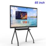 Dual OS 65 Inch Digital Board 4K 65in Finger Touch Interactive Whiteboard