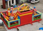 0.55mm PVC Inflatable Playground Fun City Joker Theme Bouncy Castle 10mL*7mW*4mH