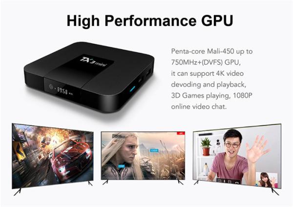 Android Smart Amlogic S905x3 Android Tv Box Mini 2G 16G 4K H.265 2.4G Streamer