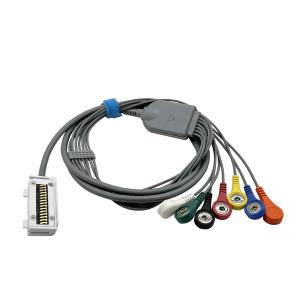 Wholesale Meditech Cardiup ECG Holter Cable For CardiUP!3 CardiUP!12 7-channel snap connector TPU Jacket from china suppliers