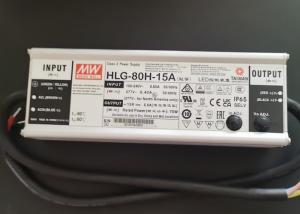 Wholesale Waterproof IP65 LED Driver 60w 75w 80w HLG-80H-15A 15V 5A Constant Current / Voltage from china suppliers
