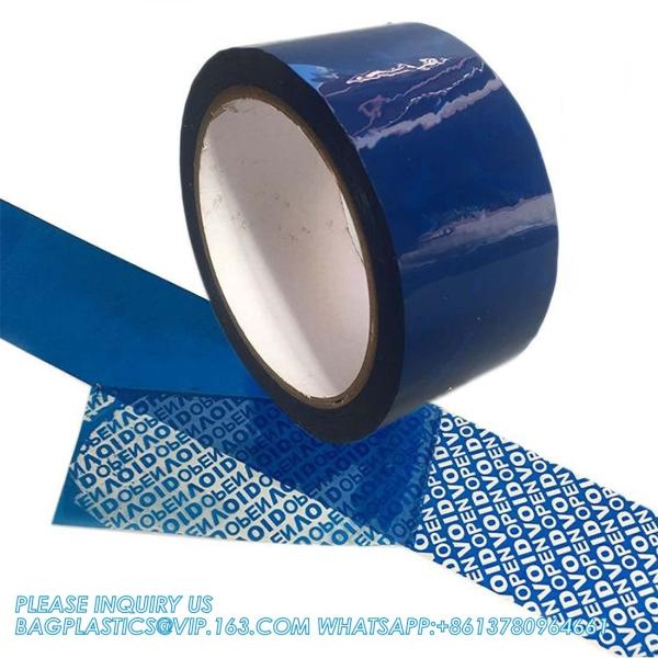 Serial Numbered Red Tamper Evident Security Tape (48mm X 50m X 2mil, 100% Total