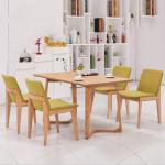 Customized Exquisite Workmanship Solid Wood Leg Dining Room Set Furniture with