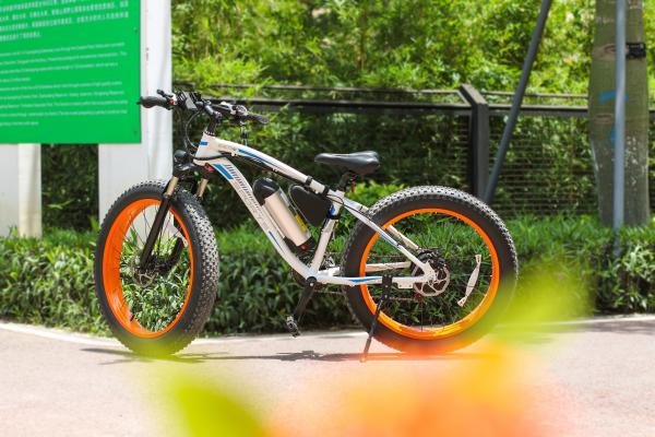 High Rate Motor 26 Inch Suspension Snow Electric Bicycle With Aluminum Alloy