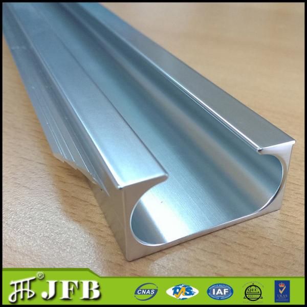 Pull handle edge banding frame aluminum profiles for kitchen cabinet door, Light