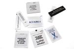 Cut off from clothes after paid RF eas soft label luxury clothes label with
