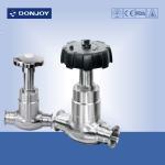 1/2" - 3" Direct Way Manually Clamped Stainless Steel Valves With SS Handwheel