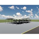 Prefabricated Steel Framed Agricultural Buildings , PEB Steel Building