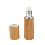 All Inclusive Natural Bamboo PP Liner Plating Lotion Bottles For Lotion 15ml