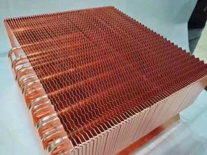 Wholesale Pure Copper Base Copper Fin Copper Pipe Heat Sink Module Gold Plating High Power from china suppliers