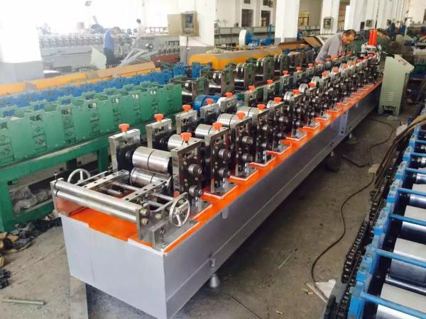 13 Stations Galvanised Stud And Track Roll Forming Machine 3 Kw Hydraulic