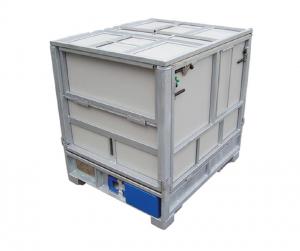China Square Ibc Tote Container / Collapsible Ibc Container 165KG Gross Weight on sale