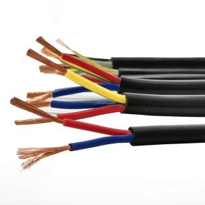 Wholesale Flexible RVV Electrical Cable 2/3/4/5 Multi-Core Copper Power Cable for Indoor and Outdoor Use from china suppliers