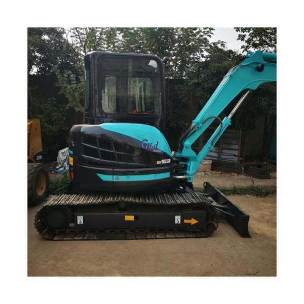SK55SR Crawler Excavator Kobelco 5ton Mini Digger with Rubber Track Shoes in