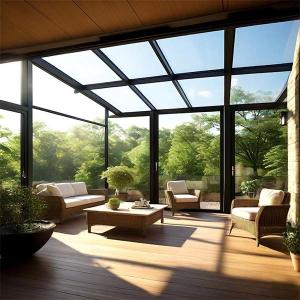 Wholesale Sustainable Modern Glass House UV Protection Glass Sunroom from china suppliers