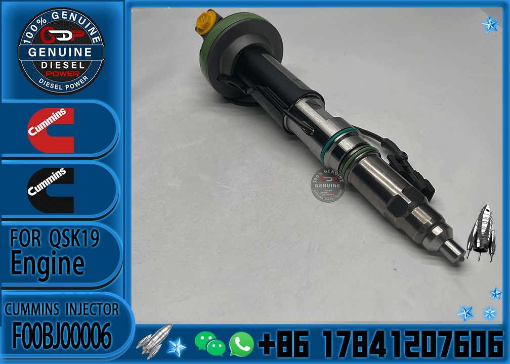 Genuine Fuel Injector Assembly 0986435615 0986435904 0986435901 F00BJ00006 FOOBJ00007 0986435903 For Qsk19 Engine