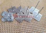 HVAC System Fitting Glass Wool Aluminium Perforated Base Insulation Hangers
