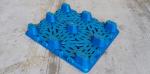 9 Feet Impact-Resistance Nesting 1100*900 mm Blow Molding Plastic Pallets