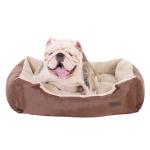 Snuggle Dog Bed Cushion Fluffy PP Cotton Stuffing Slipping Prevent Easily