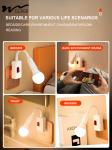 Button Switch LED Energy-saving Light Bulb Bedside Wall Lamp for Bedroom AC220V