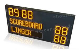 Wholesale P12mm Pixel Module Team Name LED Horsepolo Scoreboard with Digits in Yellow Color from china suppliers