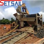 Energy Saving Electric Power Land Diamond Mining Machinery with Centrifuge