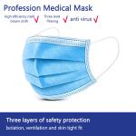 Medical Surgical Face Mask Anti 2019-nCoV Steriliz Eo Meltblown Non-woven With