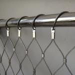 Stainless Steel Banister Safety Netting Custom Made 20mm / 100mm Aperture