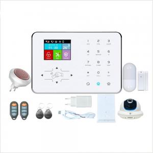 China WIFI + GSM / GPRS Home GSM Alarm System NTC Sensor Home Security Alarm Systems on sale