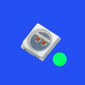 Wholesale SMD3030 3.0x3.0mm Green Color 520- 525nm 8-12LM 120deg Water Clear Lens PCT Bracket LED Chip from china suppliers