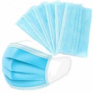 Wholesale Personal Care 3 Ply Disposable Mask , Non Woven Fabric Mask For Food Industry from china suppliers