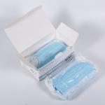 Daily Protection Meltblown Nonwoven Disposable 3ply Blue Face Mask with Earloop