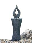 39 Inches Torch Copper Garden Fountain For Home , OEM Acceptable