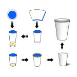 High Speed Disposable Food Grade Tea And Coffee Paper Cup Making Machine