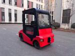 Electric Towing Tractor Hydraulic Steering Fully Enclosed Cab 15 Tons Load
