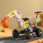 2.4G Bluetooth Remote Control 6v All-electric Ride on Construction Truck Car for