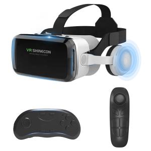 Wholesale Wireless Headphones AR Headset for TV Movie Video Games Compatible IOS Android Virtual Reality Smart VR Box 3D Glasses Helmets from china suppliers