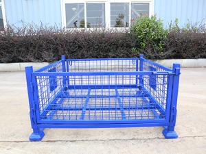 Wholesale 50mm X 50mm Customized Heavy Duty Collapsible Pallet Cage For Industrial Use from china suppliers