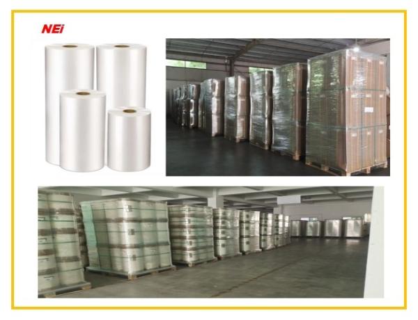 BOPP Soft Touch Lamination Film Roll / Velvet Silky Sense Thermal Lamination