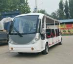 Latest design 4 wheel electric sightseeing car 14 passenger tourist bus made in