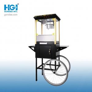 China Commercial Multipurpose Electric Popcorn Maker Machine With Cart Trolley on sale