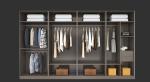 Black Melamine Wardrobe With 3 Sliding Door For Bedroom Closets