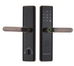 RoHS Tuya Smart Fingerprint Door Lock With Password Memory Card