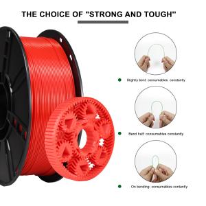 Wholesale 100% Without Bubble Bordeaux Red 3D Printer Filament PRO PLA Filament from china suppliers